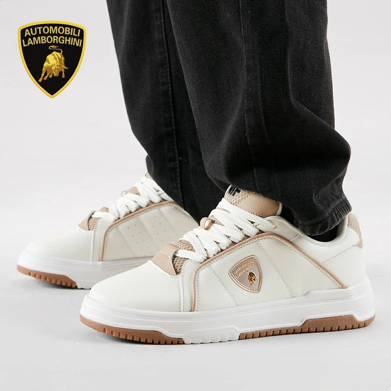 Lamborghini/兰博基尼正品百搭男鞋时尚复古休闲鞋轻便软底潮鞋