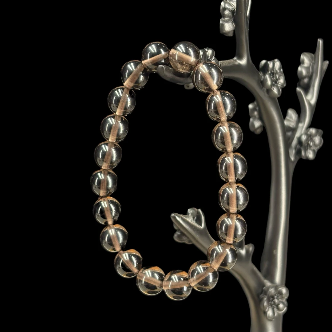 A265  天然茶晶8毫米 水晶手串 多样性 发一串