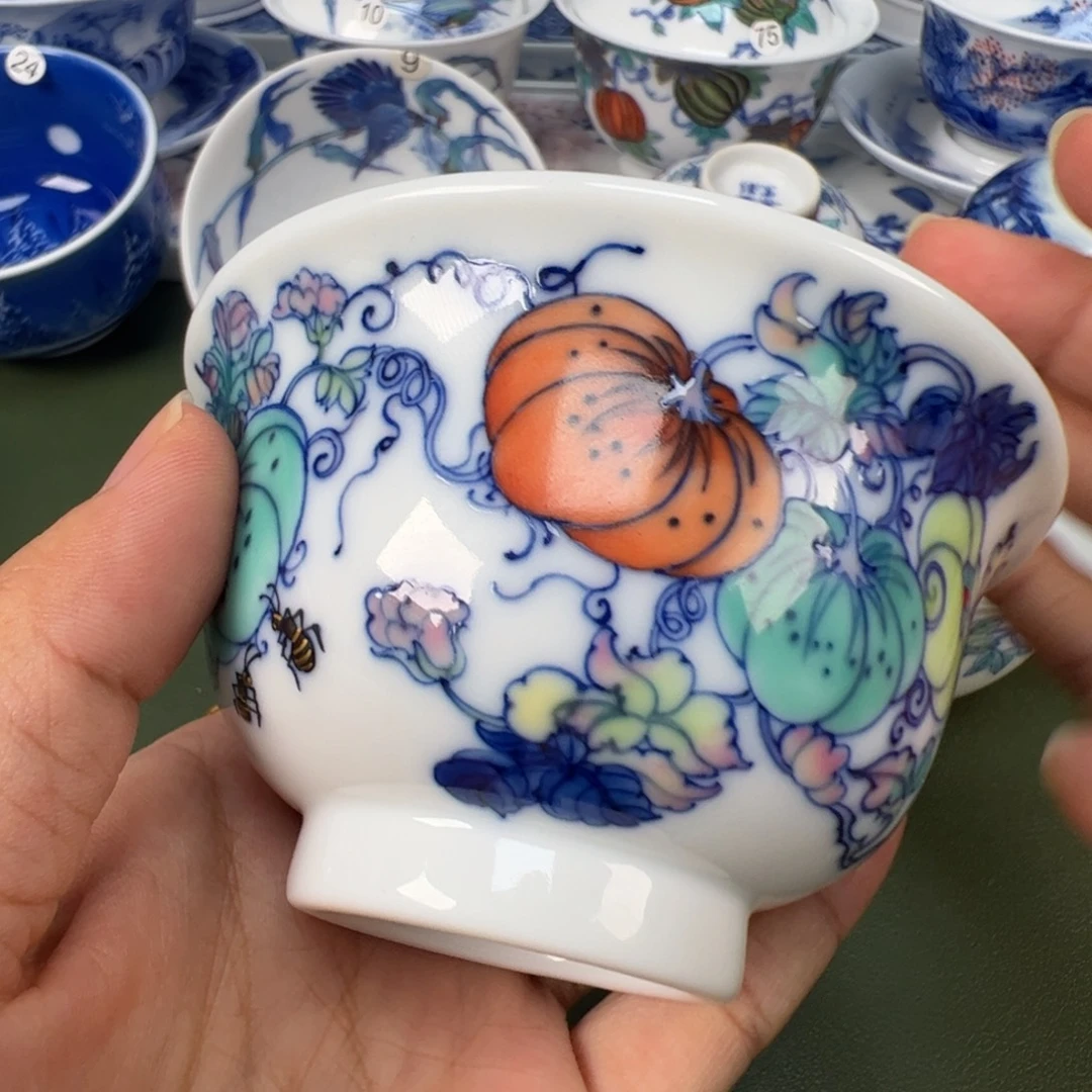 景德镇纯手工纯手绘茶具木木81