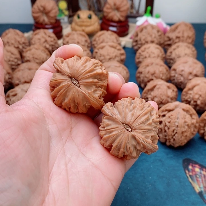 七***星文玩核桃把件山地正磨40