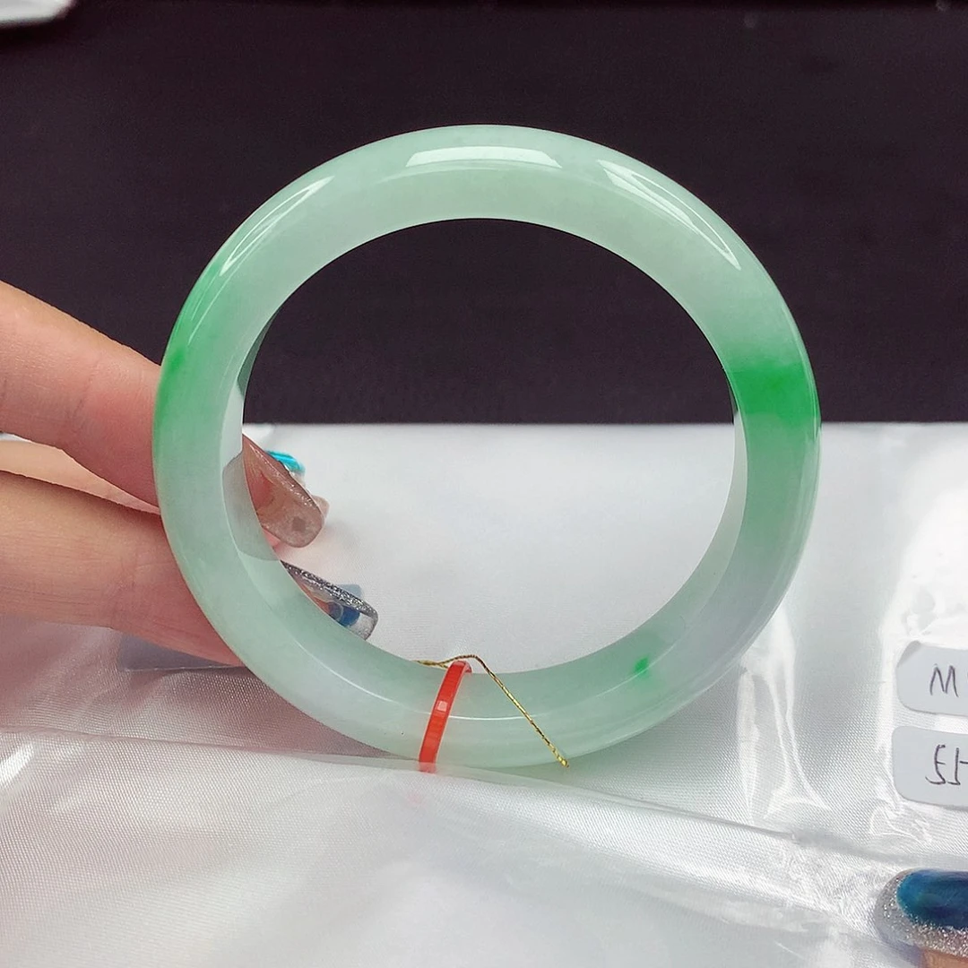 未镶嵌手镯翡翠55圈776