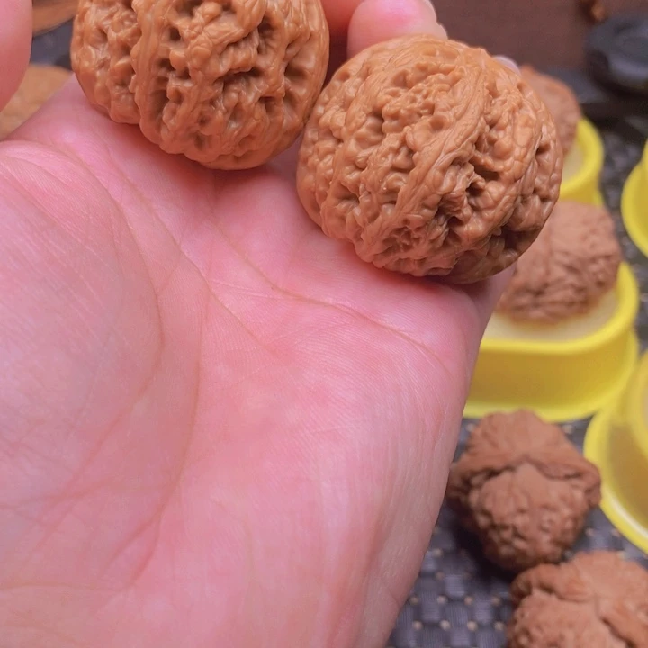 核桃手串/手链大粗筋狮子头41尺有修