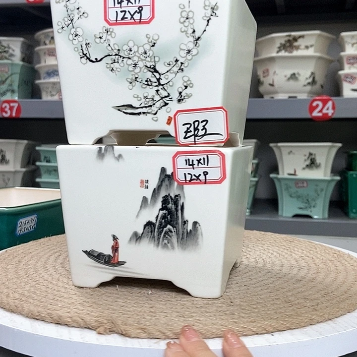 紫砂花盆紫砂花盆