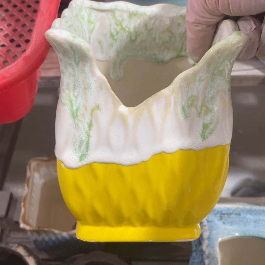 红陶高温陶瓷花盆