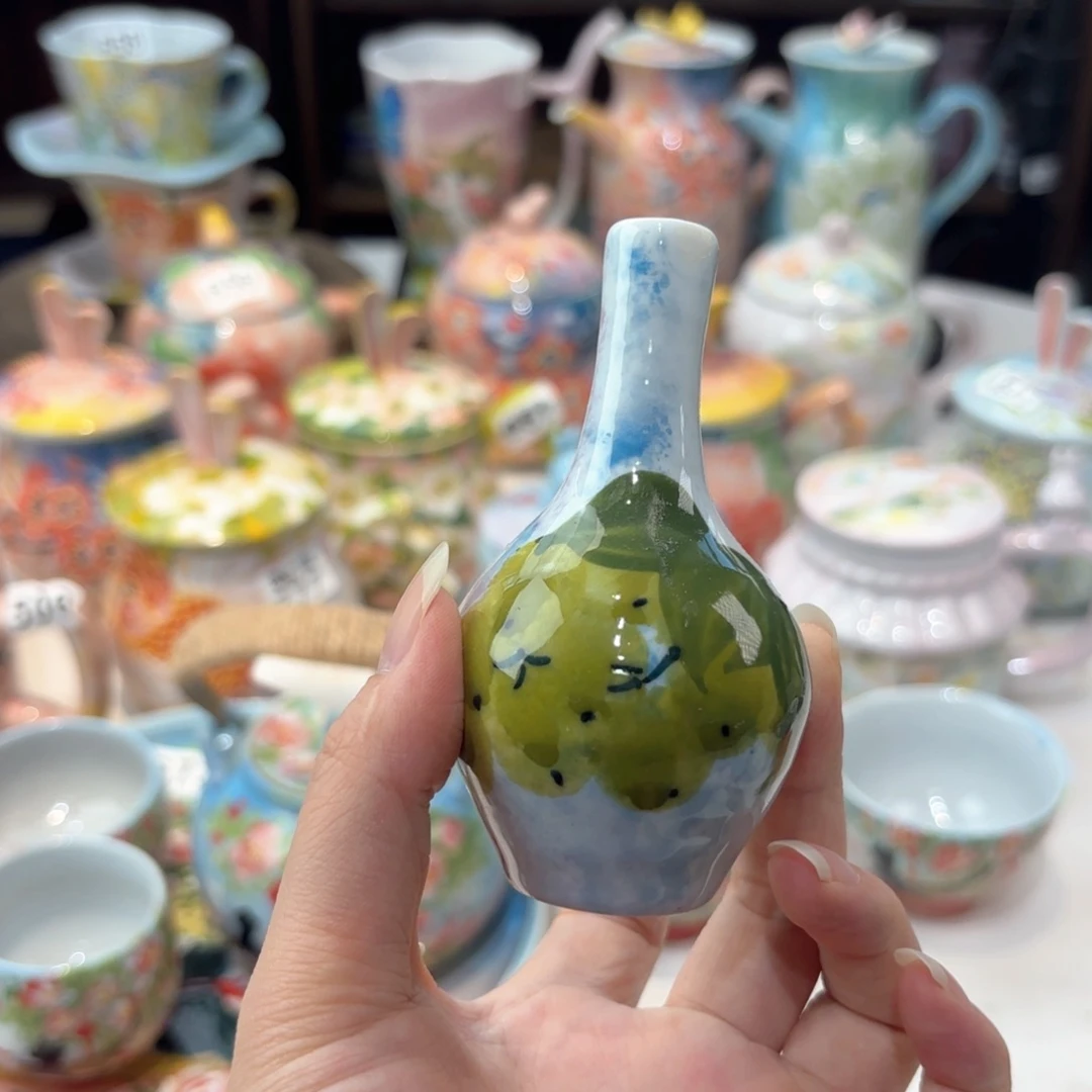 景德镇手绘高温釉下彩陶瓷茶具