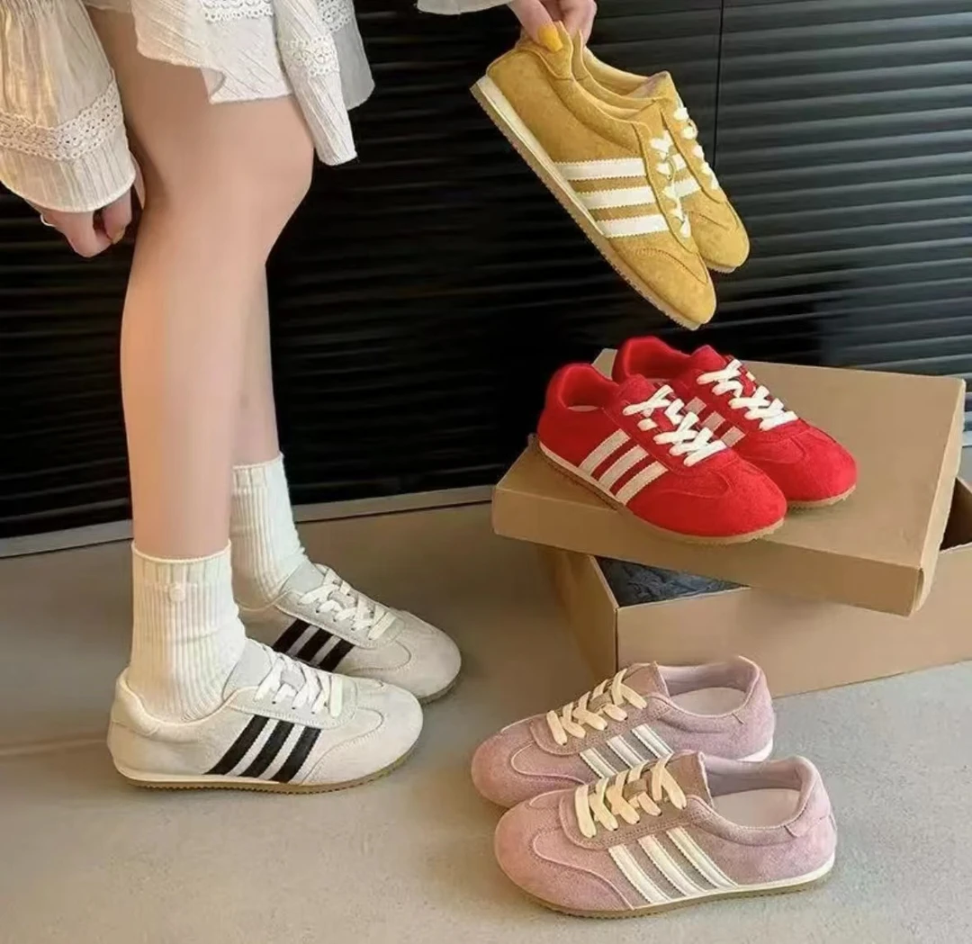 德训鞋女鞋子爆款超火小白阿甘鞋运动休闲板鞋