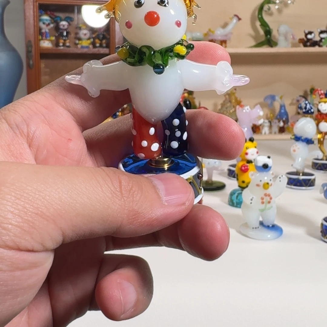 ╮***っ手工艺品琉璃转转小丑