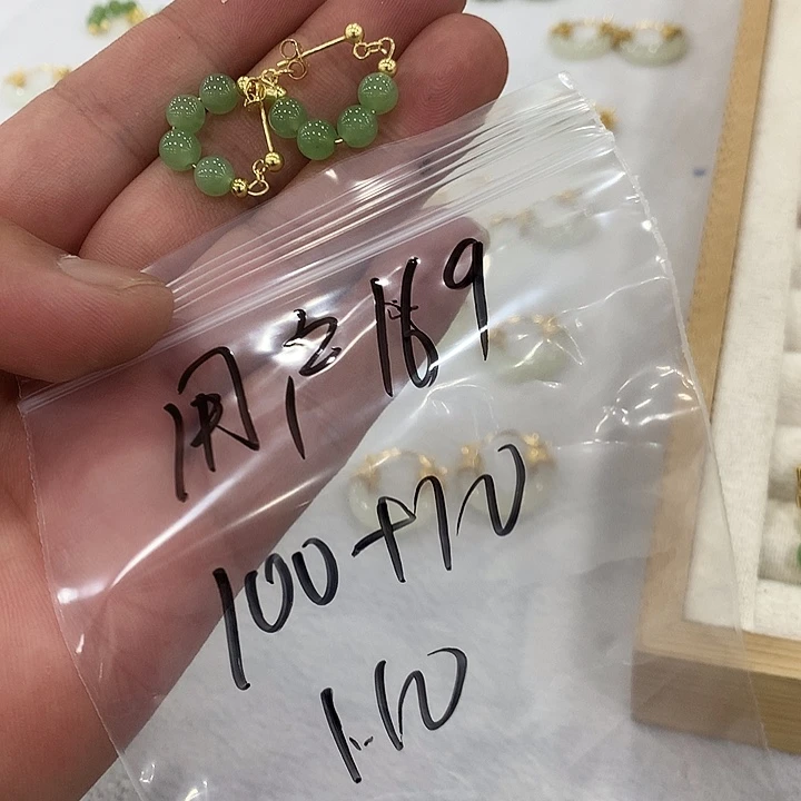 和田玉银S925镶嵌颈饰用****7