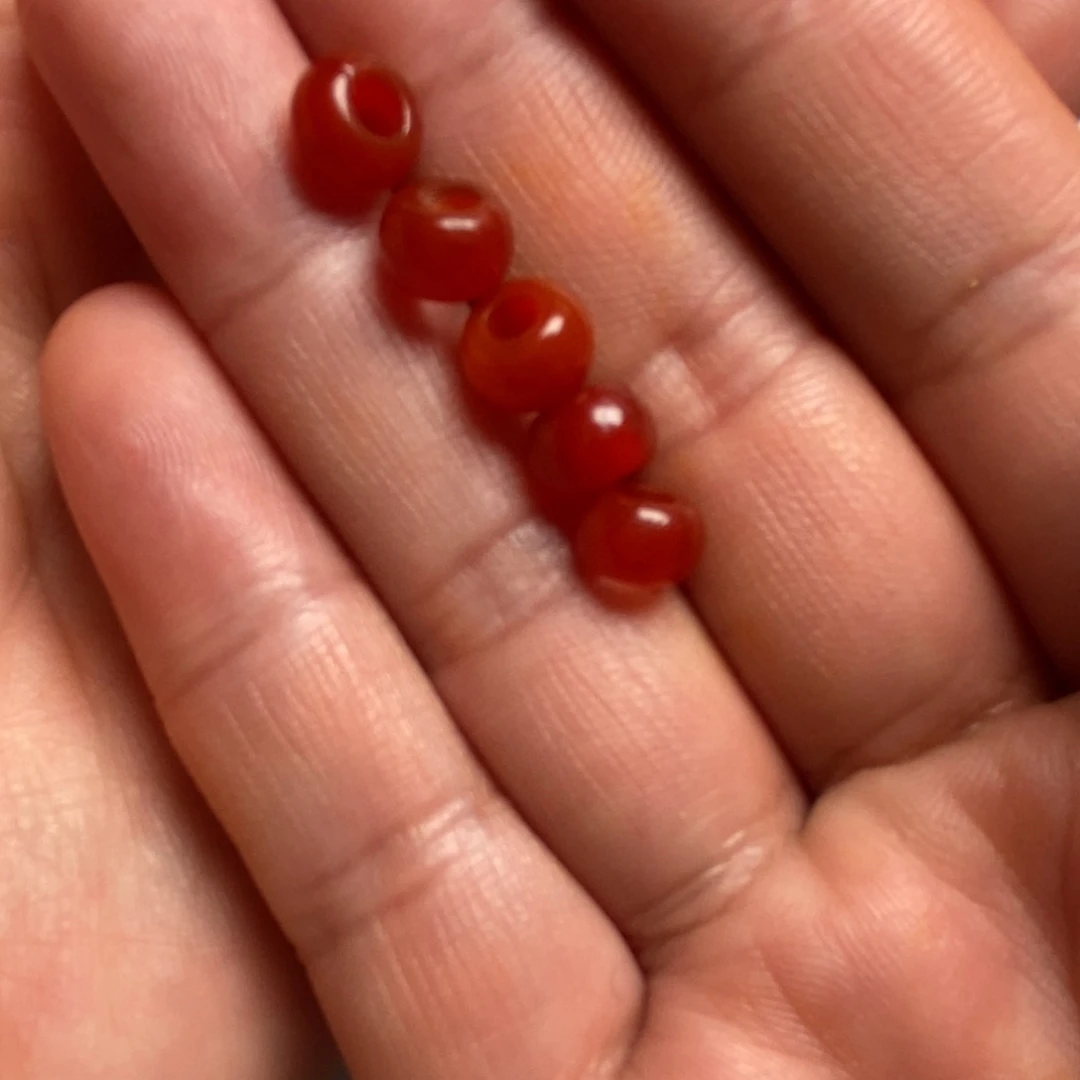 玛瑙/玉髓玛瑙珠子小元素配饰未镶嵌