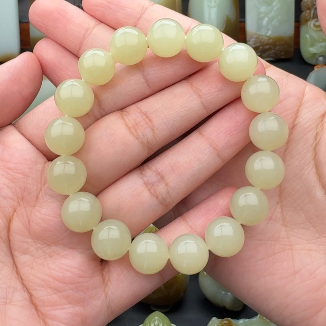 和田玉未镶嵌手串