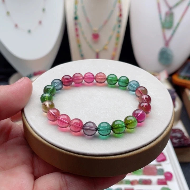 未镶嵌手链碧玺碧玺手链