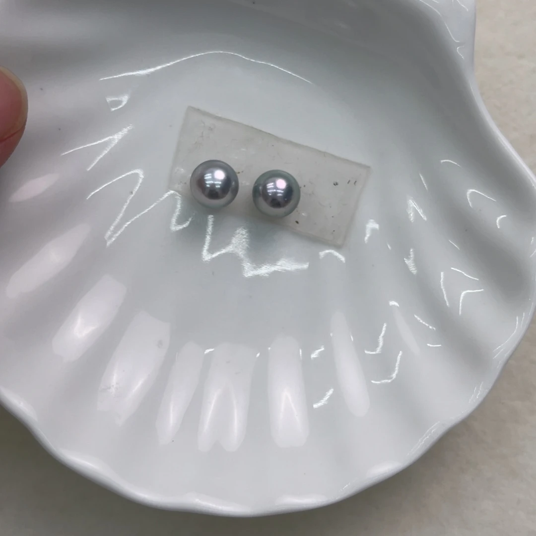 【闪购商品】银S925镶嵌海水珍珠耳饰
