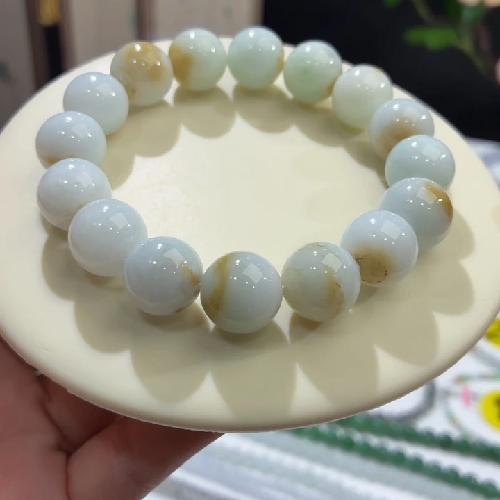 翡翠未镶嵌手链卡13.5福利款