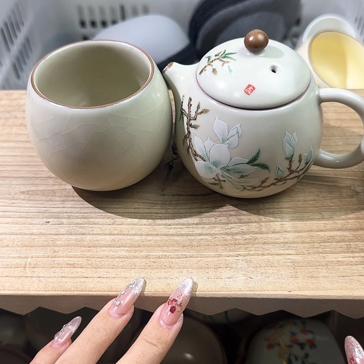 玉兰龙蛋壶+龙蛋杯