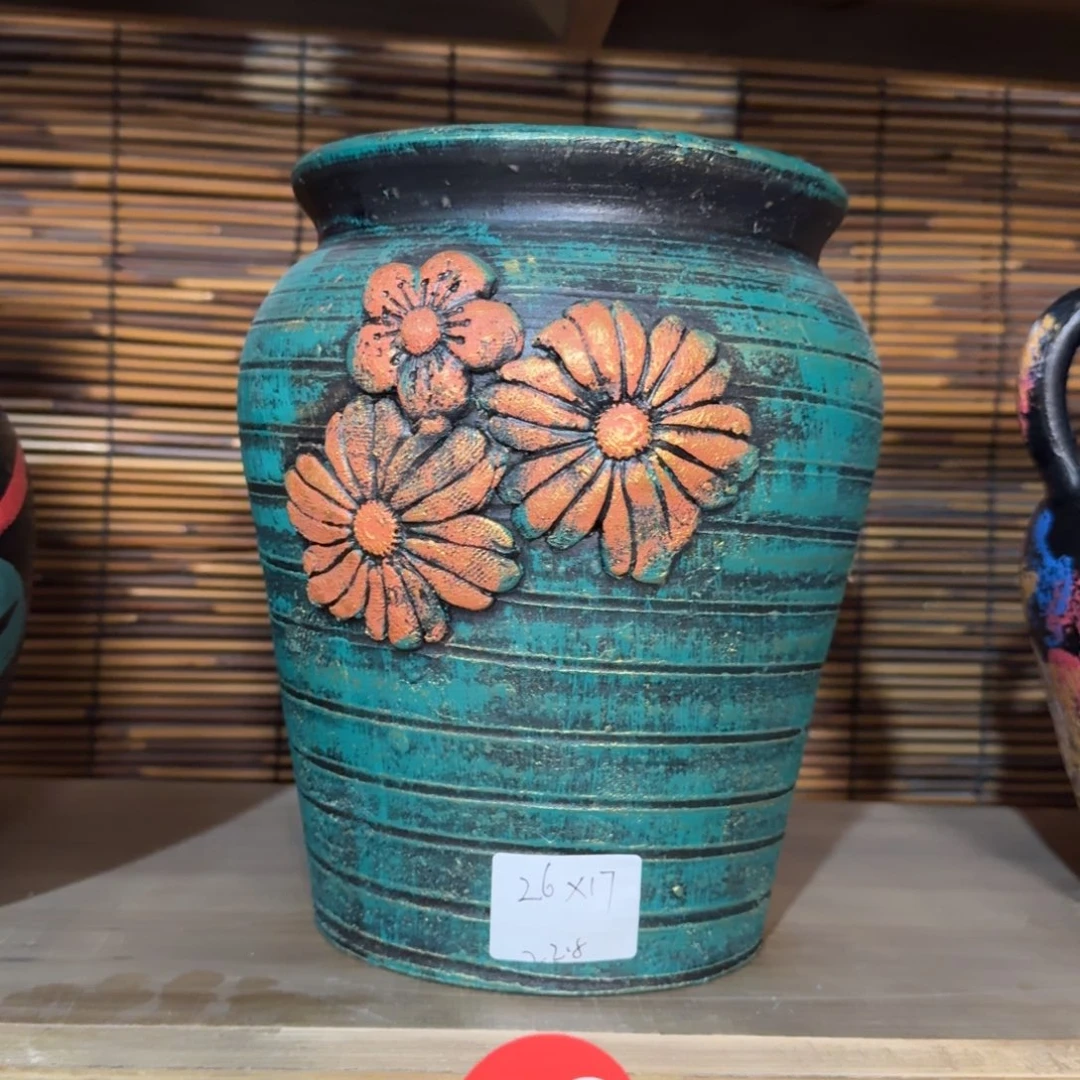 带孔高端浮雕花盆炸炸炸