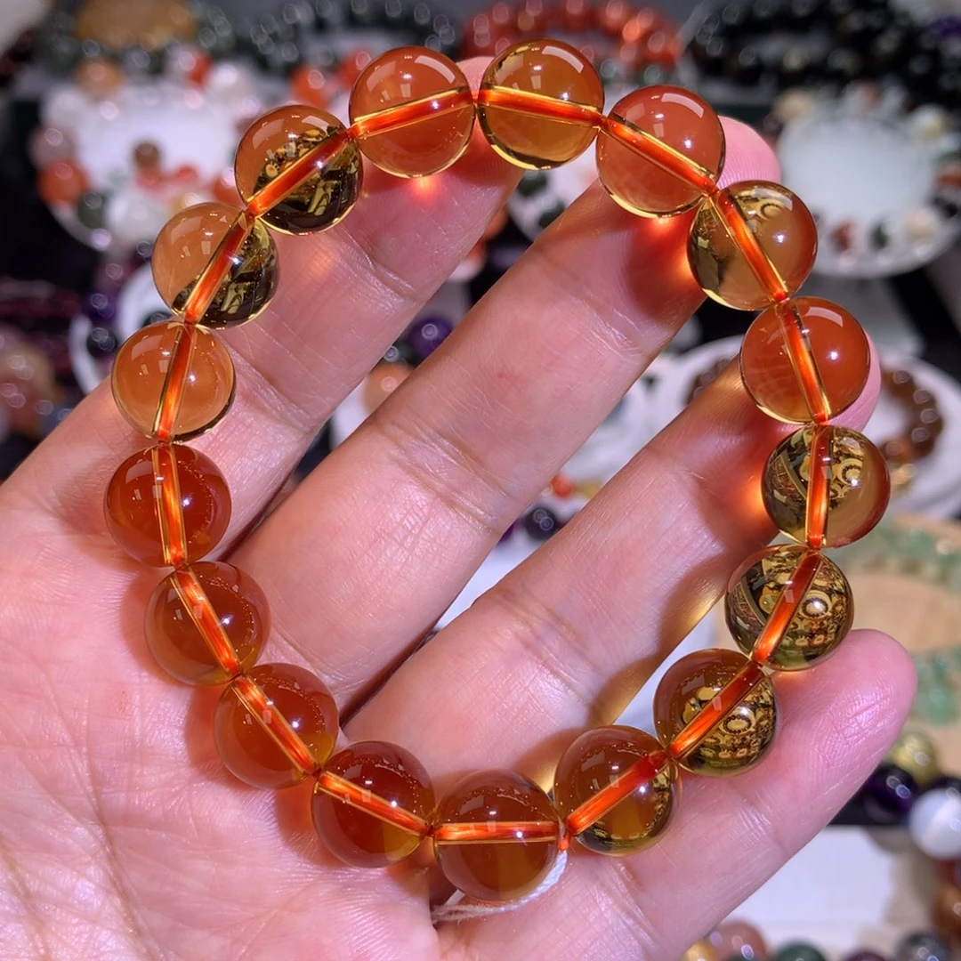 水晶手链未镶嵌11.6毫米左右