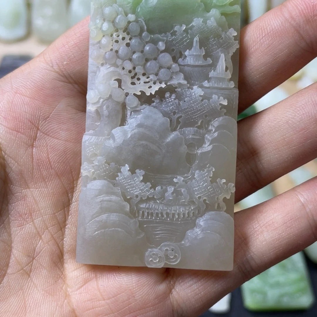 吊坠(不含链)未镶嵌和田玉
