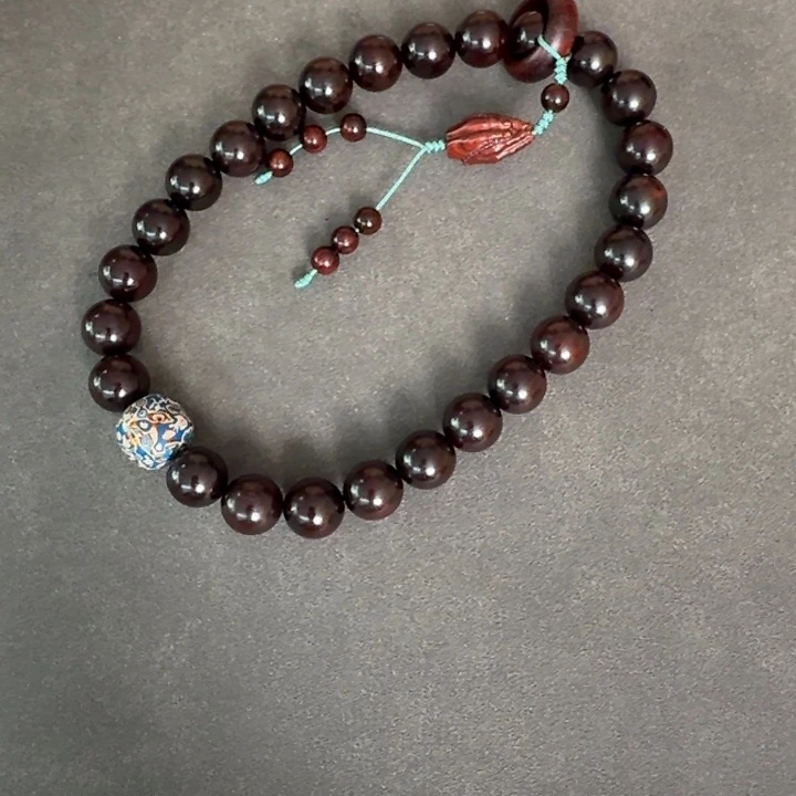 小叶紫檀手串/手链果**香S056 紫檀1.2手持