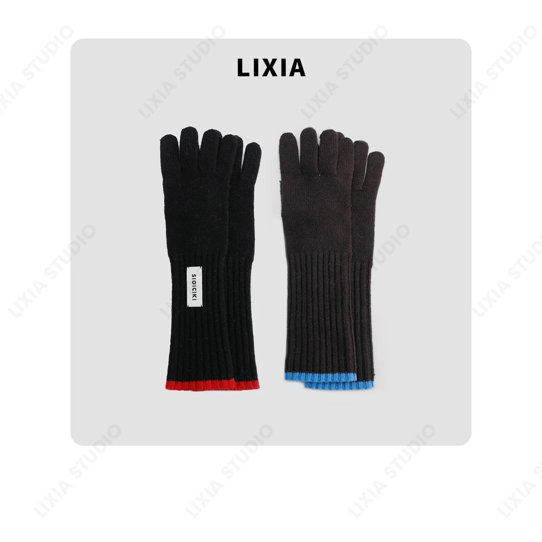 LIXIA【手套】全羊毛冬季御寒手套-A8531