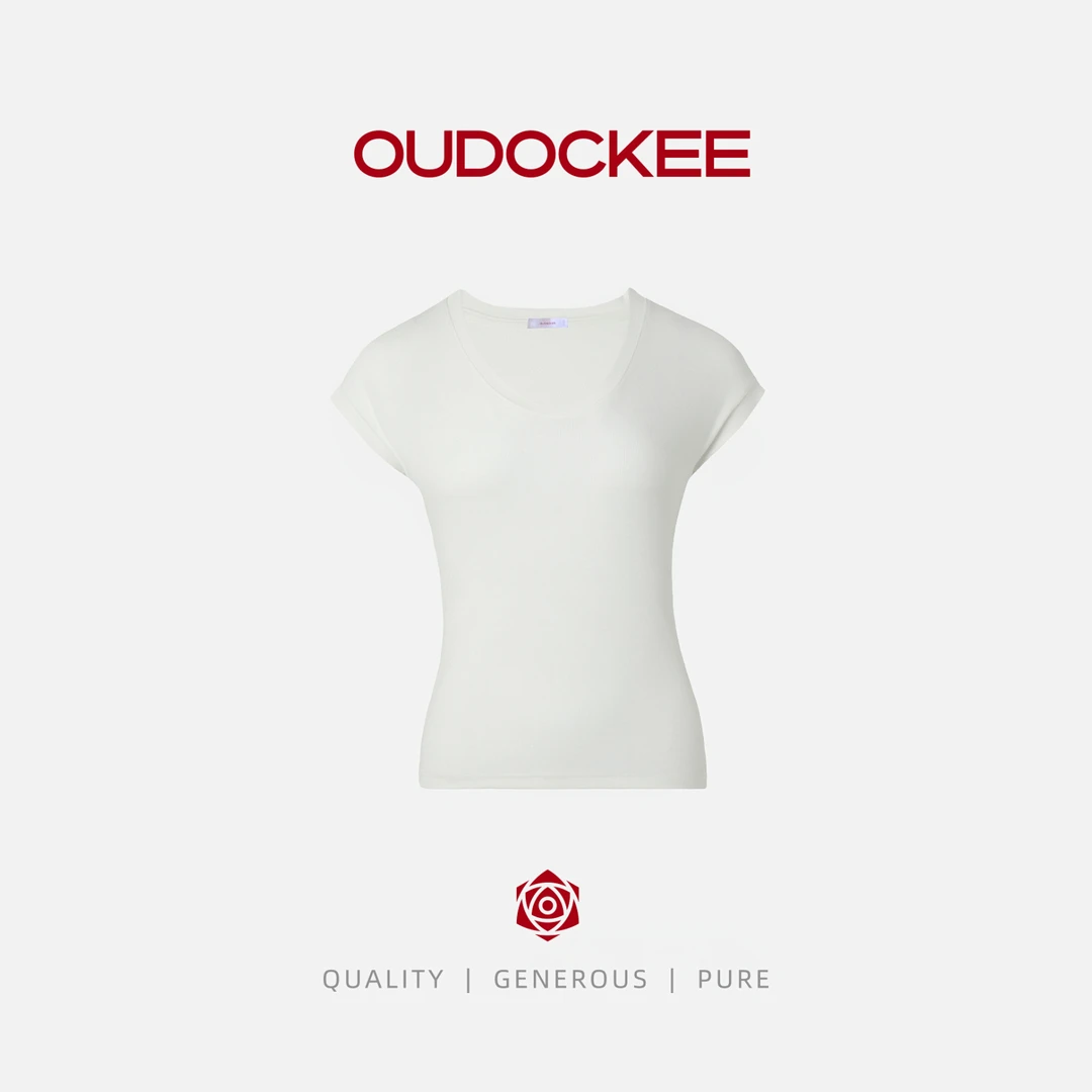 OUDOCKEE 鸥鸥【舒服T】纯色短袖T恤时尚 T2502U296T