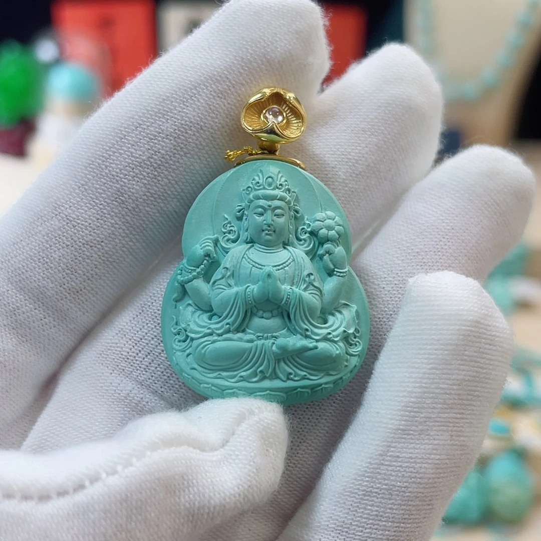 绿松石珠宝奇石未镶嵌