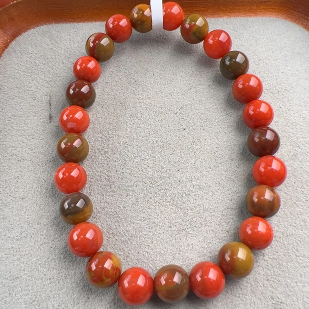 南红玛瑙未镶嵌（巧家包浆手串7mm+