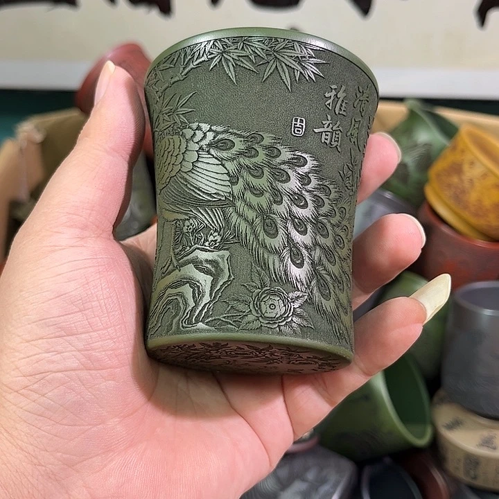 茶杯紫砂全手工紫砂主人杯