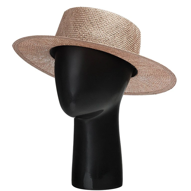 欧美风光身百搭平顶帽子草帽户外旅游时尚海边防晒遮阳帽子草帽潮