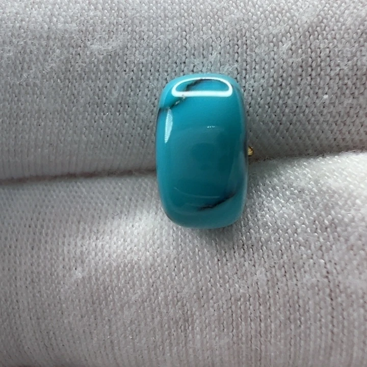 绿松石未镶嵌直切珠10.2