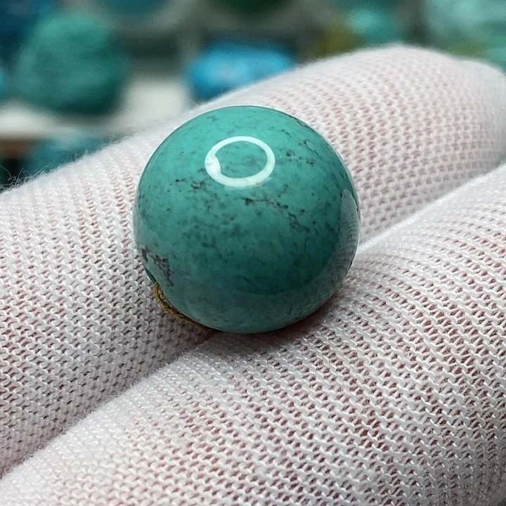 绿松石未镶嵌天然原矿 地大质检