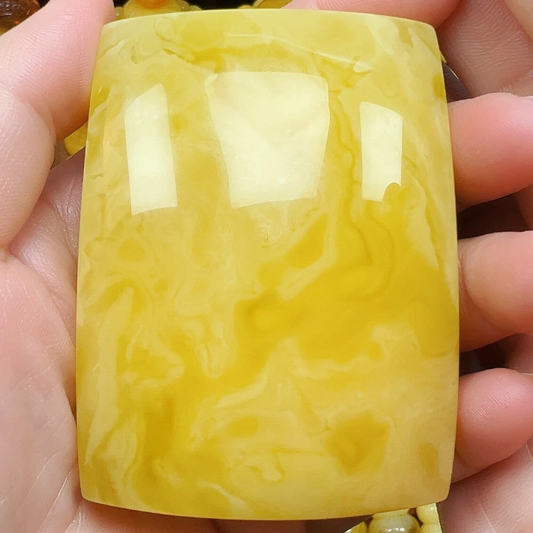 蜜蜡未镶嵌珠宝奇石蜜蜡大方牌