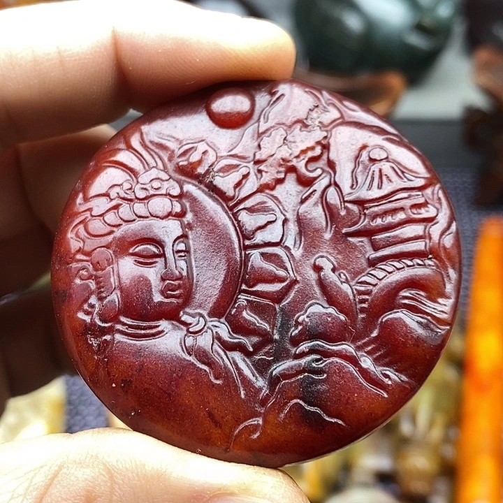未镶嵌蛇纹石玉颈饰