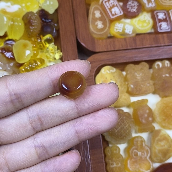 吊坠橄榄核蜂蜜罐37