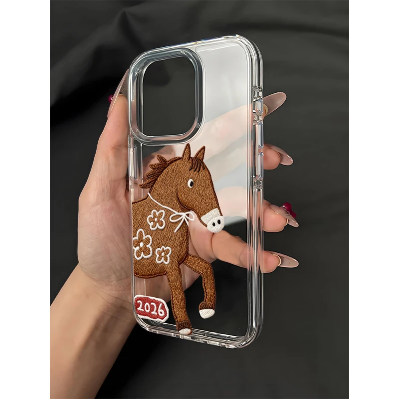 花朵小马适用苹果17/16promax手机壳华为p70小米15vivooppo软可爱