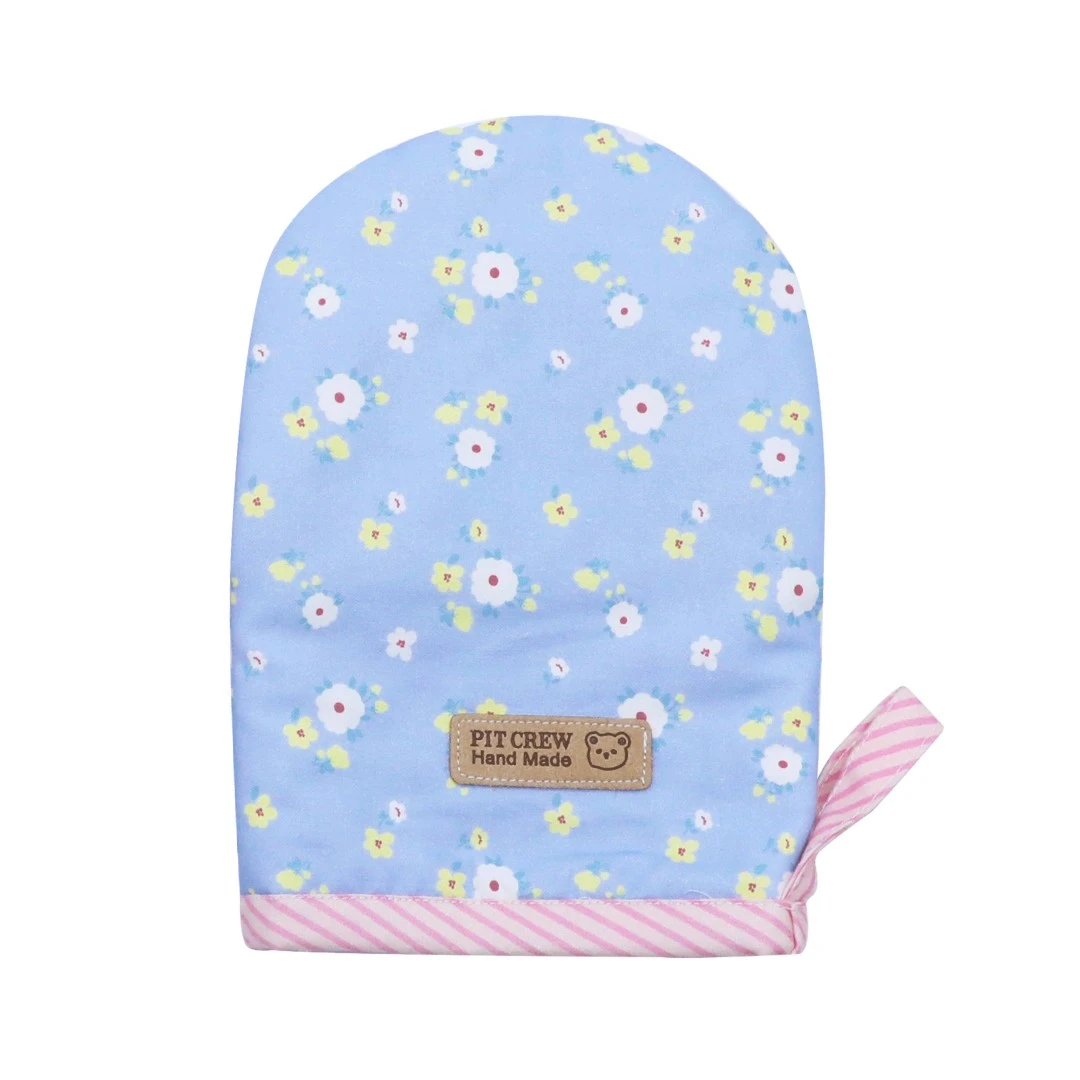 蓝色系小清新隔热手套布艺DIY材料包零基础也能轻松上手/MK-08