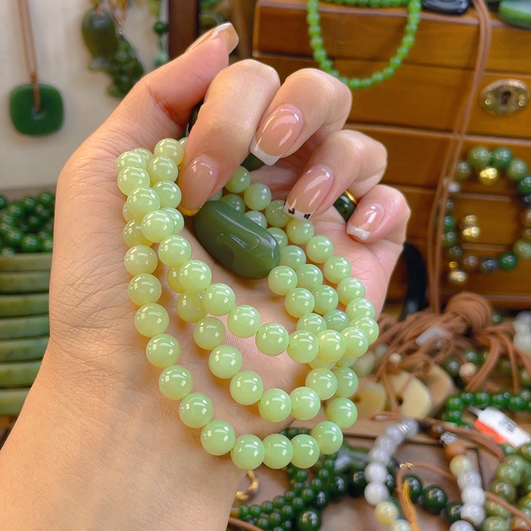 和田玉未镶嵌手链