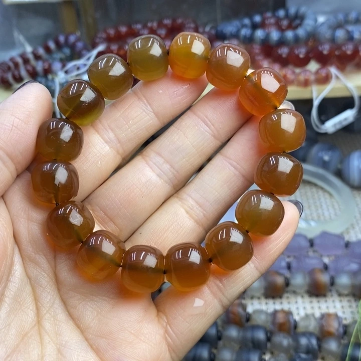 玛瑙/玉髓未镶嵌手链