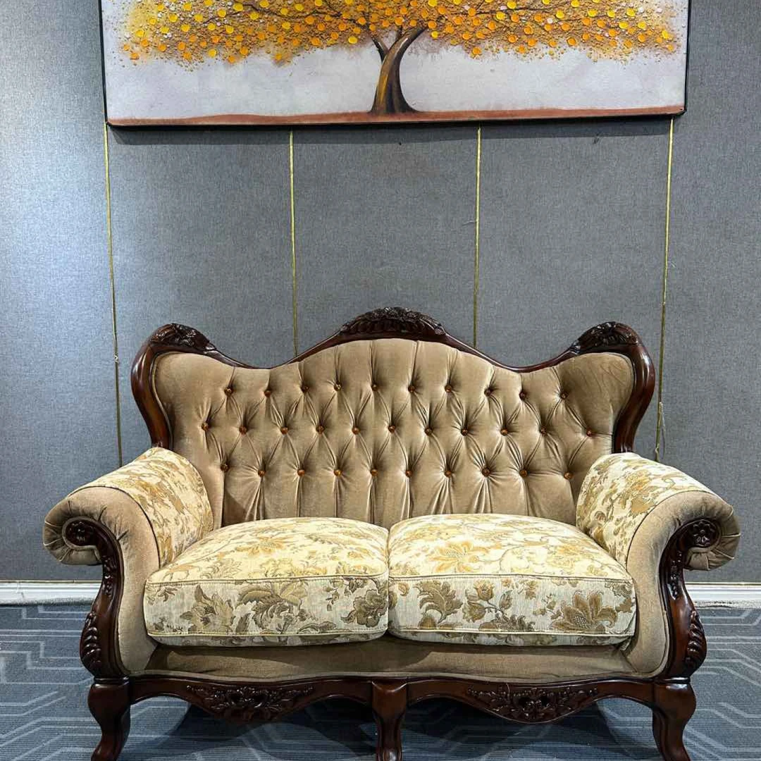 SF789两人位沙发 1650*1000*1100坐高500   复古美式