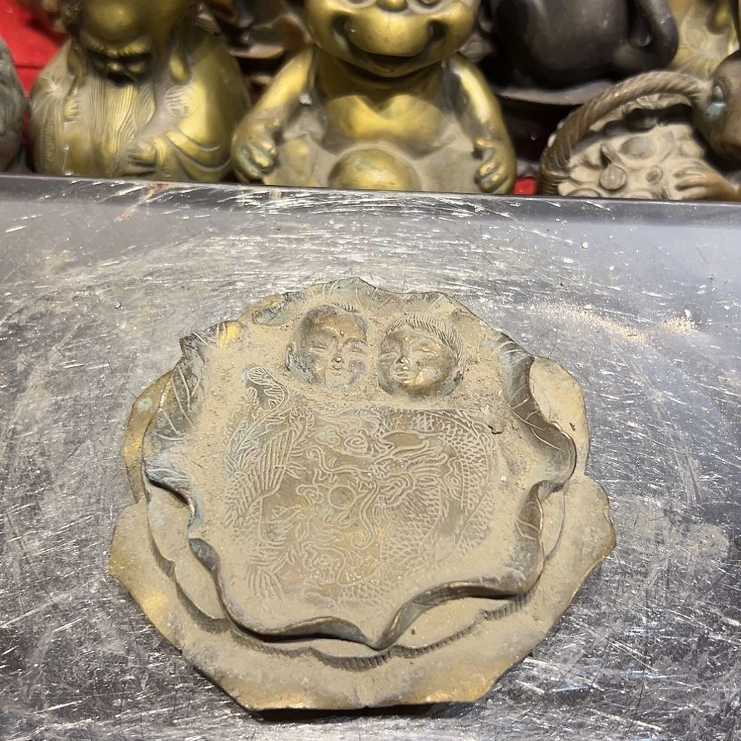 今***天黄铜摆件，文房摆件工艺品