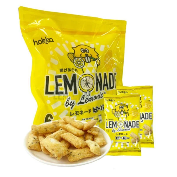 北陆制果 日本- 柠檬味米果(膨化制品) 390g(65g*6)