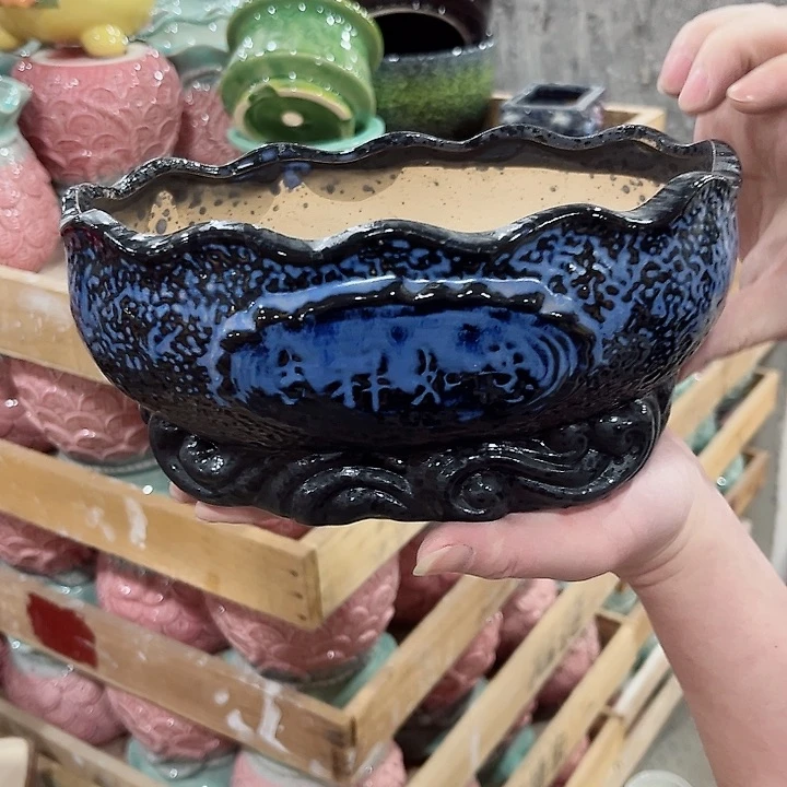 陶瓷陶瓷多肉植物花盆