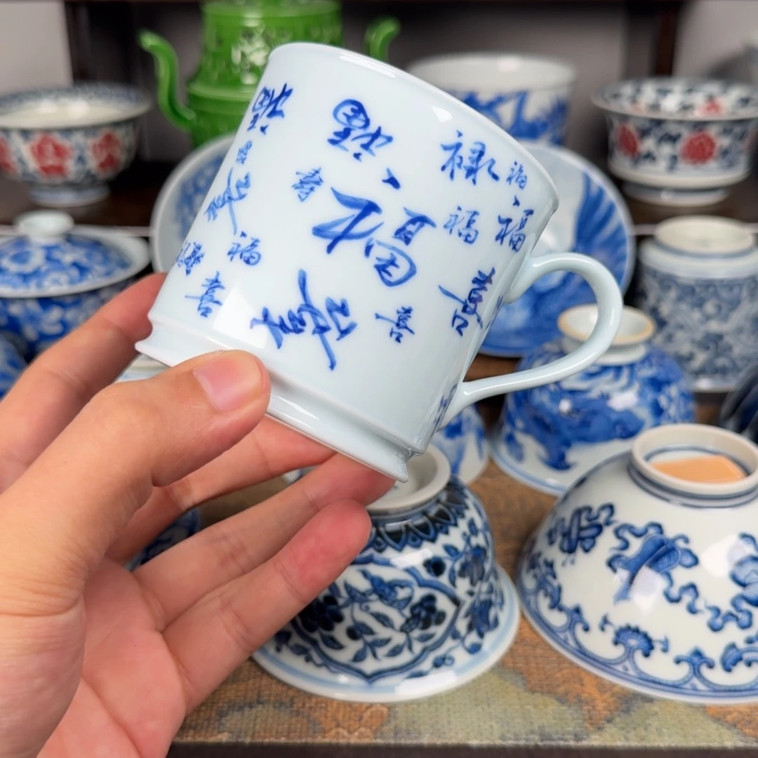 现代手工手绘茶器微瑕福利