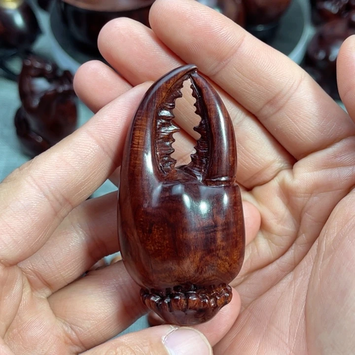 把件黄花梨/降香黄檀螃蟹钳