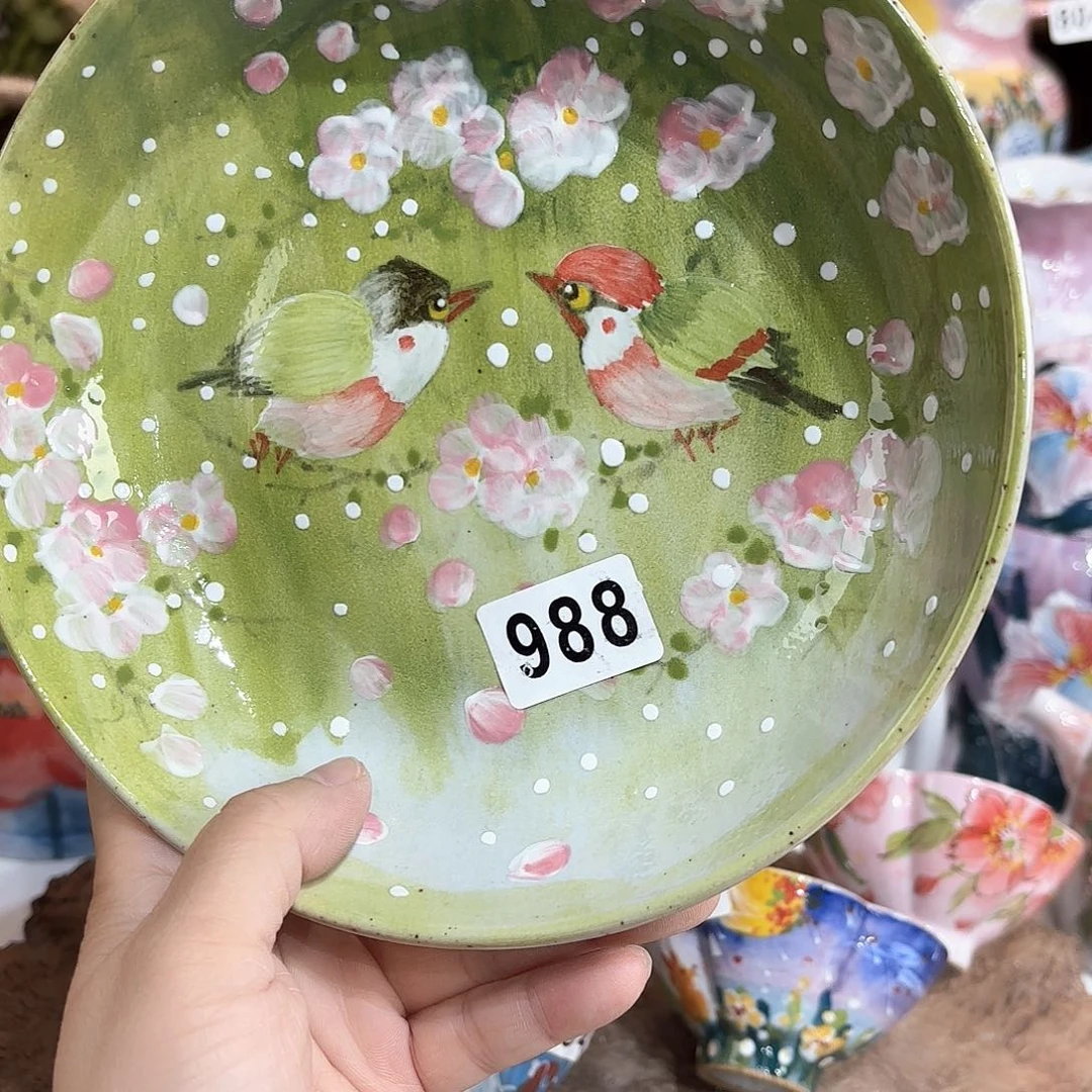 景德镇手绘高温釉下彩陶瓷茶具