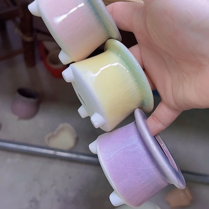 陶瓷花盆当场满12包邮