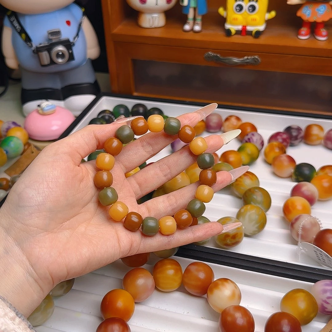 喻****手串菩提根/象牙果卡12干磨桶珠