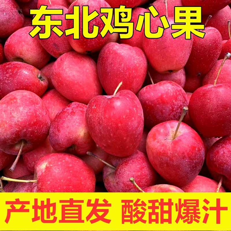 正宗东北鸡心果新鲜孕妇水果酸甜脆海棠果东北特产小苹果非K9沙果