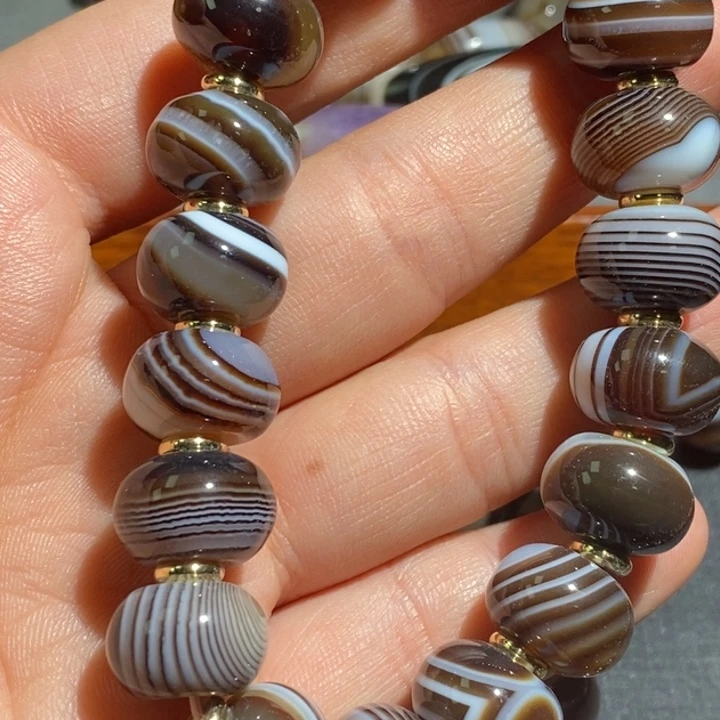 *****玛瑙/玉髓未镶嵌项链