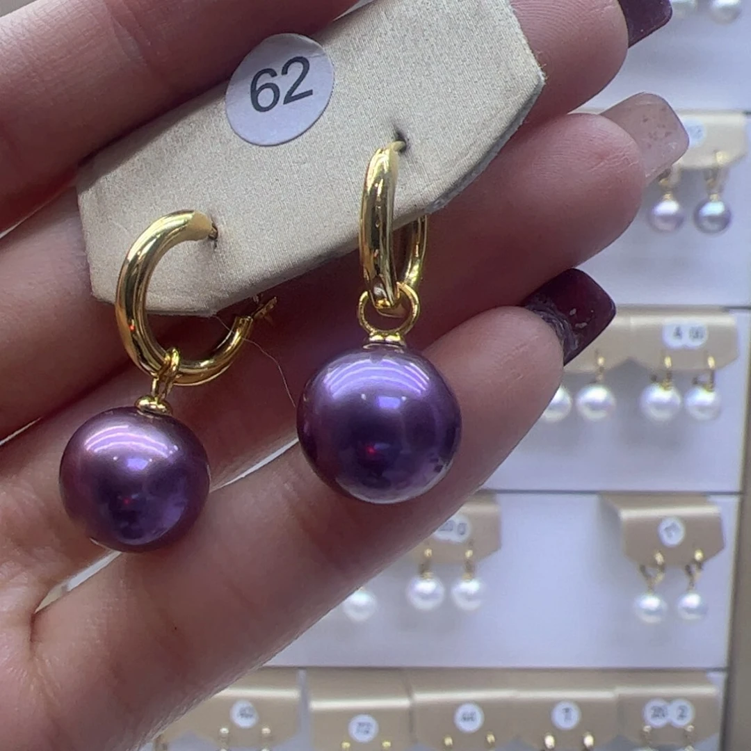 淡水珍珠耳饰未镶嵌