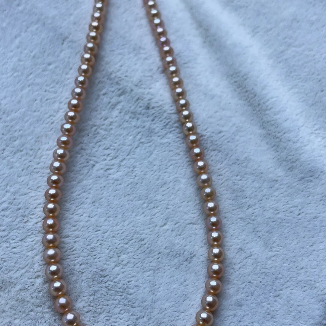 淡水珍珠银S925镶嵌颈饰